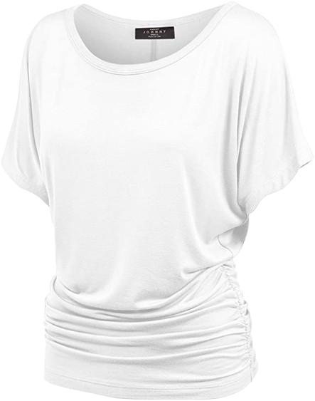 Boat-Neck T-Shirt Damen
